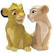Lion King Simba and Nala Salt and Pepper Shakers